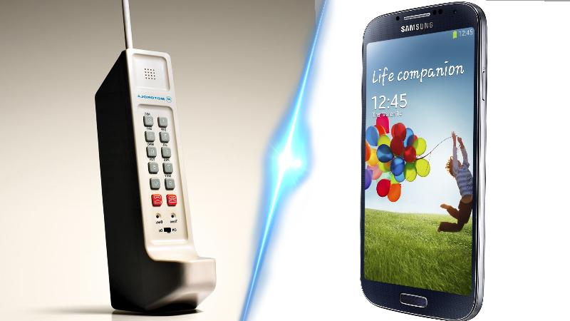Comparatie intre telefoanele vechi si cele noi