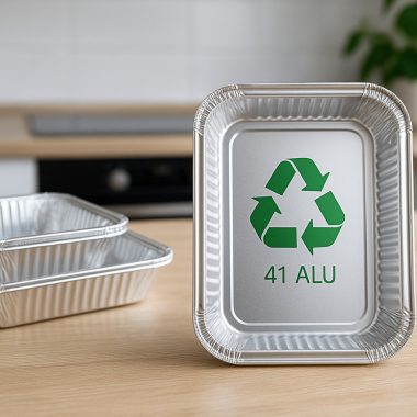 Ce coduri sau marcaje trebuie să aibă caserolele de aluminiu pentru a fi reciclabile?