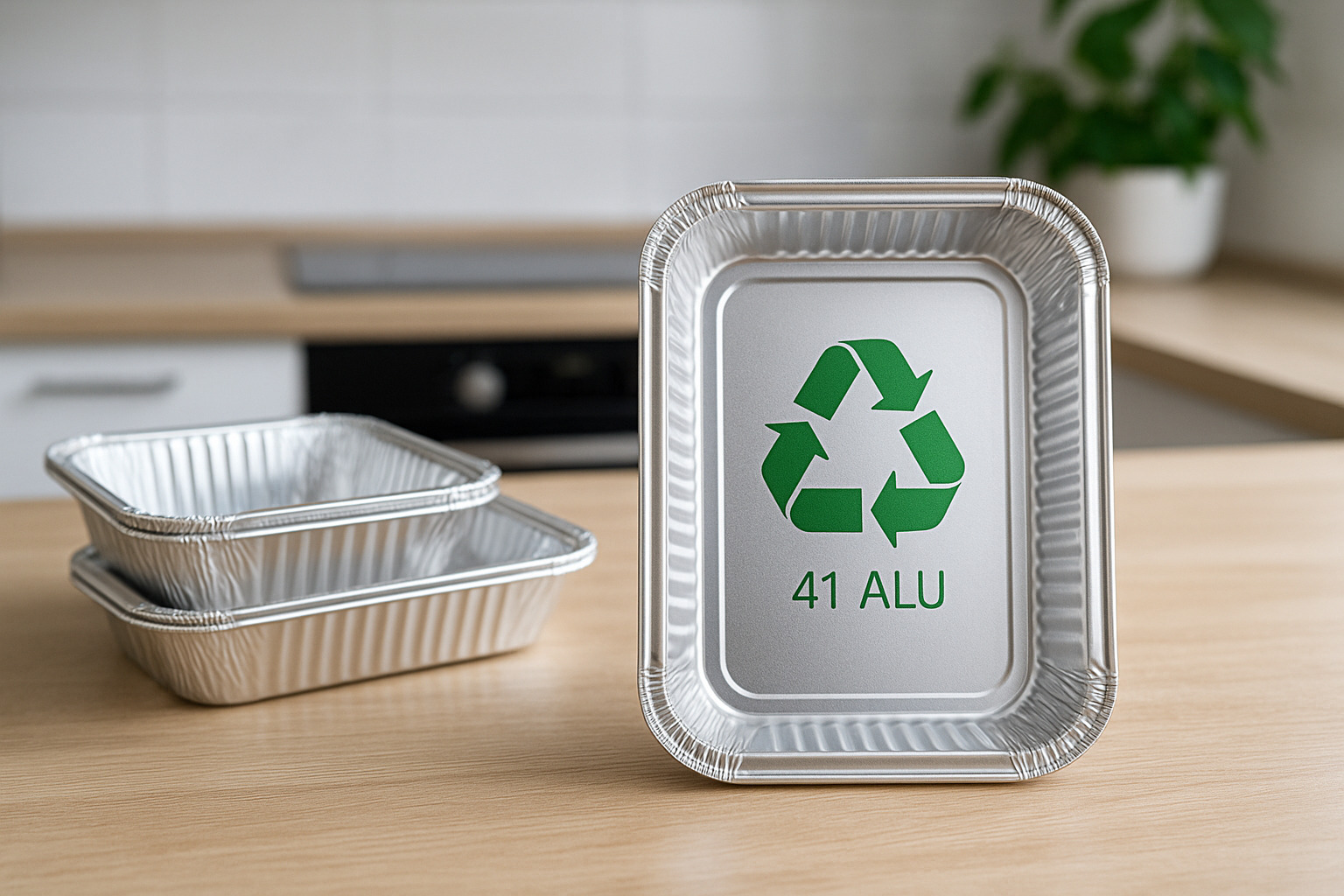 Ce coduri sau marcaje trebuie să aibă caserolele de aluminiu pentru a fi reciclabile?